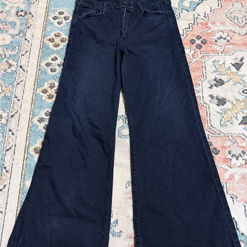 MOTHER Dark Blue Flare Jeans